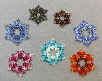 Swarovski Crystal Snowflake Ornament Pattern