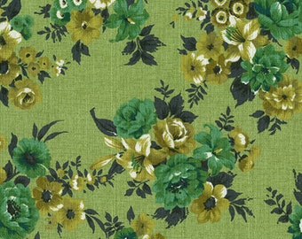 Green Alys Barkcloth, Outback Wife 2018