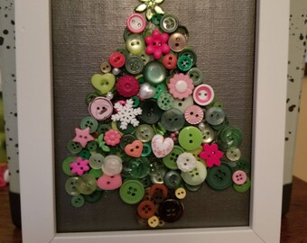 Buttons and Baubles Christmas Tree