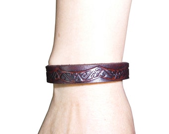 Bracelet for men, vintage Boliviano genuine leather Bracelet/ ethnic/ tribal/boho/bohemian