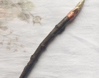 Branch Paintbrush, Collection 2, made of collected branches, gift for artist, painter