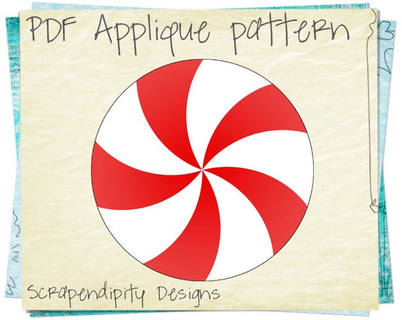 Peppermint Printable Pattern