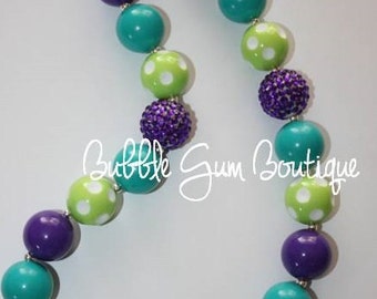 Monsters Inc. inspired bubble gum necklace