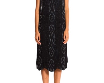 Vintage Early 1920s Beaded Dress Size: XS/S/M
