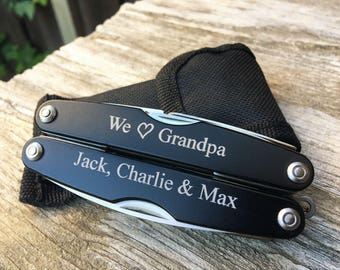 Gift for Grandpa, Gifts for Dad, Personalized Pocket Knife, Husband Gift, Birthday Gift, Christmas Gift, Father's Day Gift, Multitool