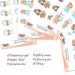 Miss Lily Shades daily stickers (1 sheet)