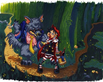 Red Riding Hood, Acrylic