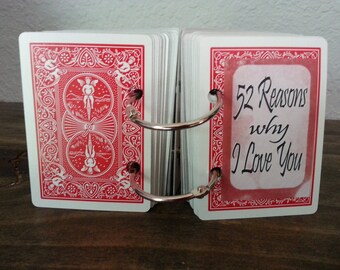 52 reasons Why I love you - a custom, creative gift for someone special