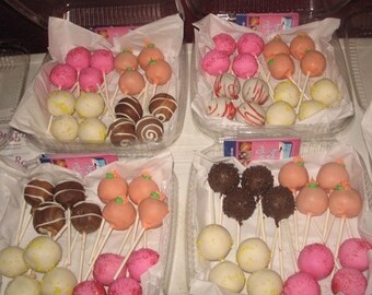 Sweet 16 Sampler Box of 16 cake pops, choose up to 4 different flavors.