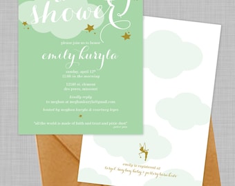 Peter Pan Baby Shower Invitations 7