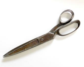 Vintage SARGENT Large Scissors, VBM, New York, 11 1/2" Shears, Industrial