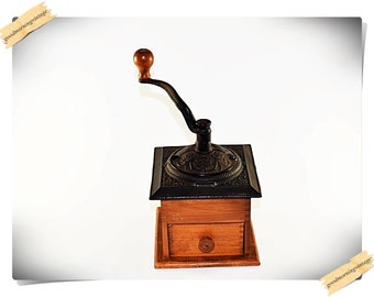 Wood and Iron Coffee Grinder