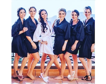 satin bridal party robes wedding robes for women silk bridesmaid robes for bridesmaid gift bridal robe for bride robe set of 6 4 5 6 7 8 9