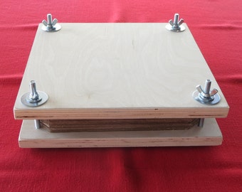 Book - plant - flower - herb - botanical press -- 3/4" veneer plywood provides long-lasting strength