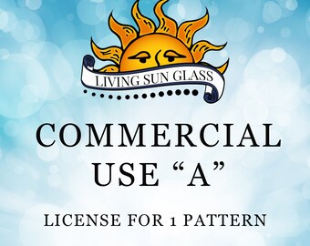 Commercial Use A - Upgrade To Commercial License - Commercial License for Stained Glass Patterns