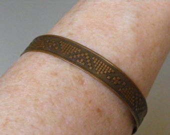 Vintage Southwest Copper Cuff Bracelet..... Lot 5702