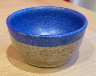 Indigo Blue Stoneware Ceramic Decorative Bowl