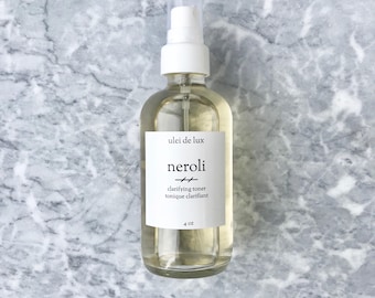 Clarifying Neroli Toner | Witch Hazel Toner | Acne Facial Toner | Oily Skin Face Toner | Willow Bark Toner | Orange Blossom Facial Mist