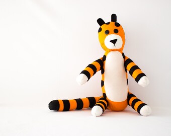 Hobbes/Tigger Inspired Pillow