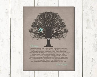 DAUGHTER GIFT on Her Wedding Day from Mom Wedding Day Gift for Daughter Gift for Bride from Mother Personalized Art Print Rustic Wedding