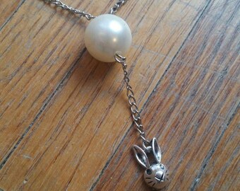 Tsuki no usagi (moon rabbit) necklace