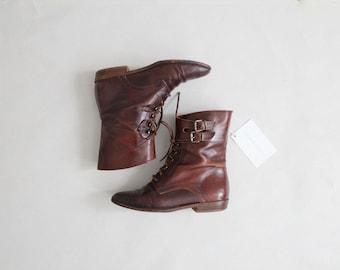 ankle buckle boots | ankle boots 5 | brown leather boots