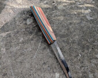 Recycled skateboard knife