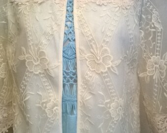 Ecru lace jacket