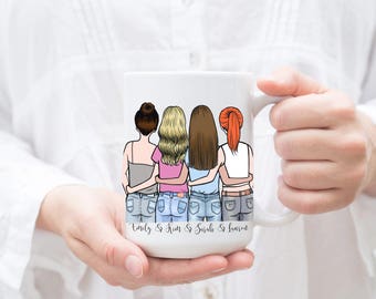 Personalized Best Friend, Soul Sister Mug, Sister Mug, Sister Gift, Best Friend Mug, Best Friends