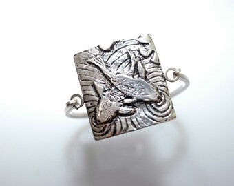 Koi Tension Bracelet in Sterlnig Silver