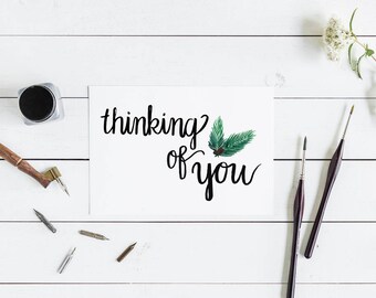 10 Pack Custom Thinking of You Cards