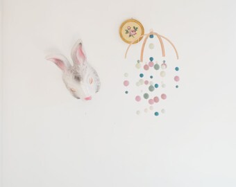 Baby girl nursery mobile