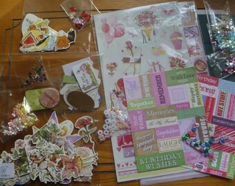 papercraft destash, over 70 items