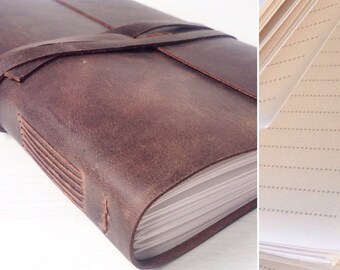 a5 lined journal, writing journal with lined paper, lined notebook personalized monogram optional, Christmas gift for him , gift for her