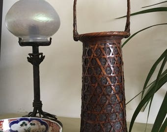 Japanese Handwoven Basket ( Hanakago )
