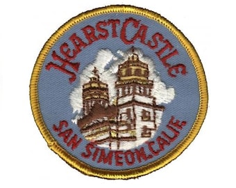 Hearst Castle Patch - San Simeon, California (Iron on)
