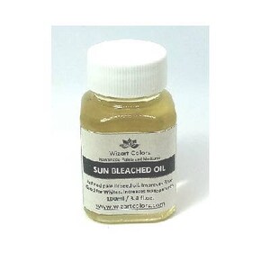 Wizart Colors Sun Bleached Linseed Oil for oil painting medium