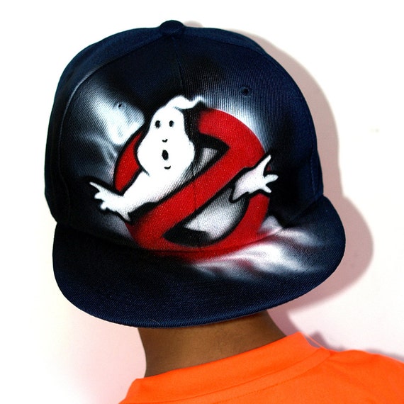 GHOSTBUSTERS Snapback Hat Airbrushed GRAFFITI hat Custom