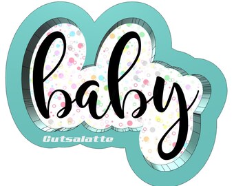 Baby Cookie Cutter 3D Printed