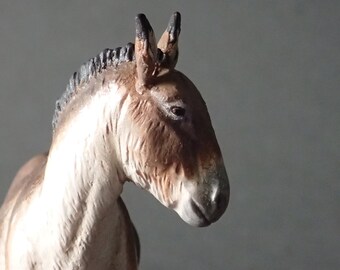 female kiang model (equus kiang) 1:20-22 scale/resine/Hand painted/ collector