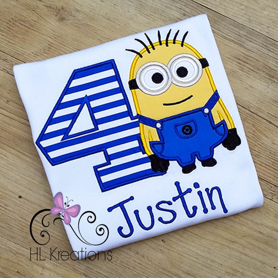 Download Minion Birthday Shirt Personalized Birthday T-Shirt for Boys