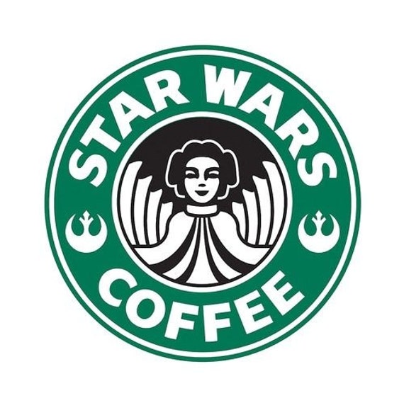 Download SVG star wars coffee starbucks logostar wars princess