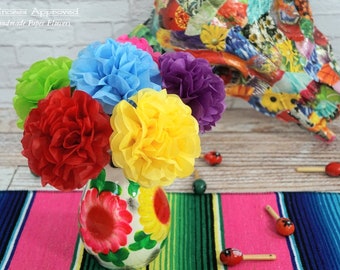 FIESTA Tissue Paper Flowers (6 count)