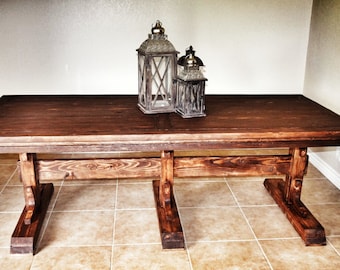 Farmhouse dining table