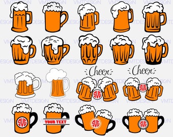 Beer Svg - Beer Mugs Svg - Beer Mugs vector - Beer Mugs digital clipart files gor Design or more download svg, eps, jpg, png