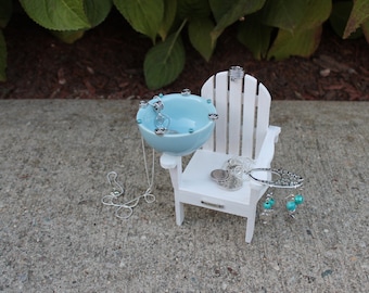 Miniature Adirondack Chair #3 Jewelry Organizer