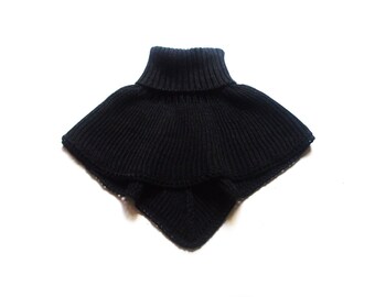Adult's merino wool high neck scarf/turtleneck scarf/neck-warmer