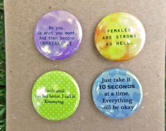 Unbreakable Kimmy Schmidt Inspired Pins