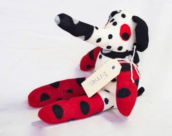 Ernie Elephant. Sock animal, sock elephant, sock monkey, soft plush toy for children.