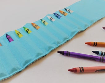 Crayon Roll in Origami Animals, Holds 16 Crayons